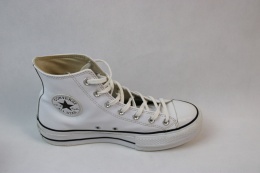 Converse Trampki Ctas Lift Clean Hi 561676C Biały SKÓRA NATURALNA