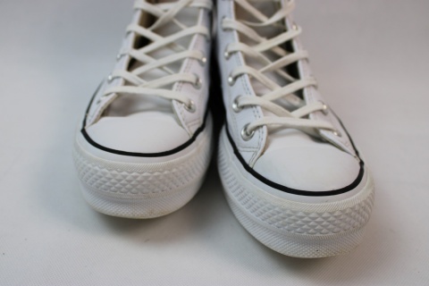 Converse Trampki Ctas Lift Clean Hi 561676C Biały SKÓRA NATURALNA