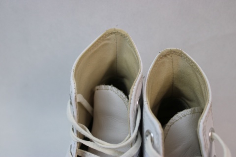 Converse Trampki Ctas Lift Clean Hi 561676C Biały SKÓRA NATURALNA