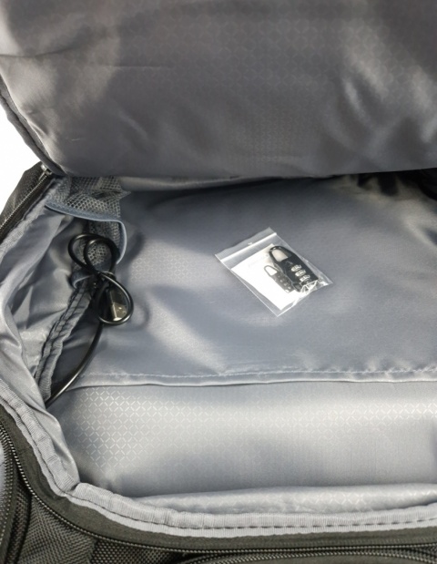 KROSER Wodoodporny PLECAK NA LAPTOPA 18,4 RFID czarny