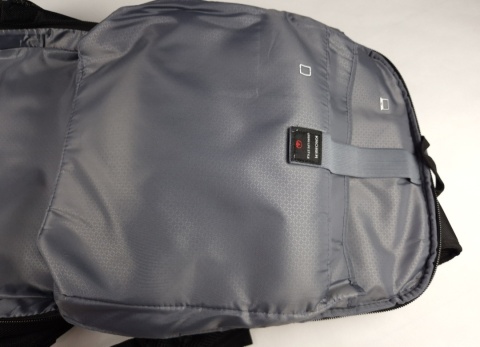 KROSER Wodoodporny PLECAK NA LAPTOPA 18,4 RFID czarny