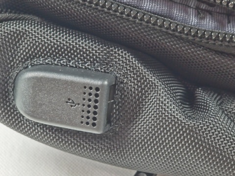 KROSER Wodoodporny PLECAK NA LAPTOPA 18,4 RFID czarny