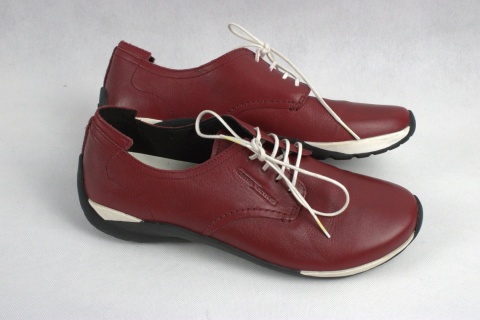 Camel Aktive  Moonlight 72 skórzane  czerwone buty damskie sportowe 39