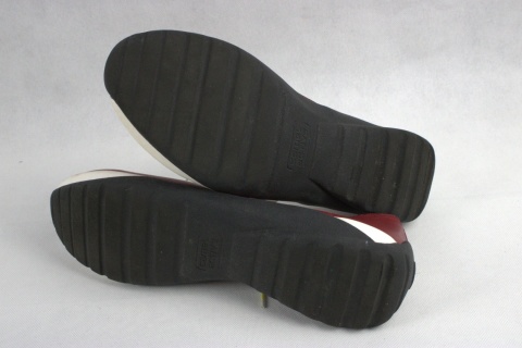 Camel Aktive  Moonlight 72 skórzane  czerwone buty damskie sportowe 39