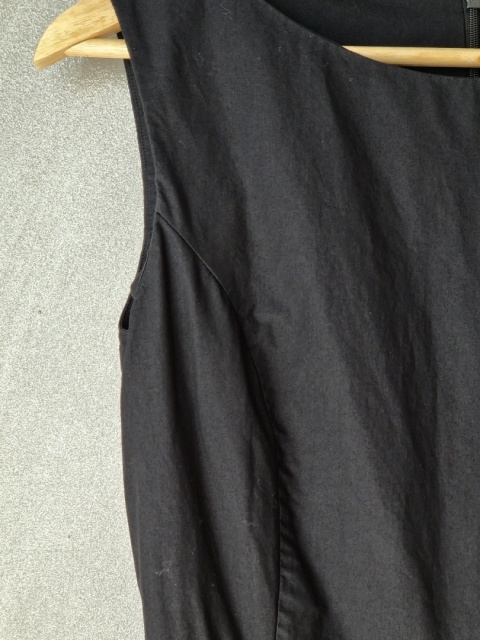 Sukienka COS czarna rozkloszowana 100% bawelna 34