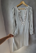 Efektowna sukienka NOA NOA damska z błyskotkami z wiązaniem z tyłu 100% Viscose
