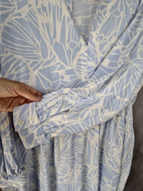 Sukienka H&M koszulowa o luźnym kroju 50% bawelna 50%Viscose XL