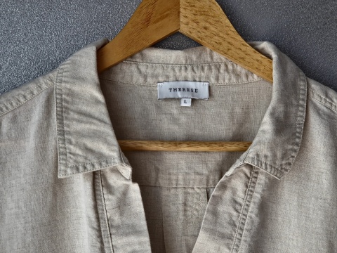 Sukienka THERESE 100% LEN - naturalna L