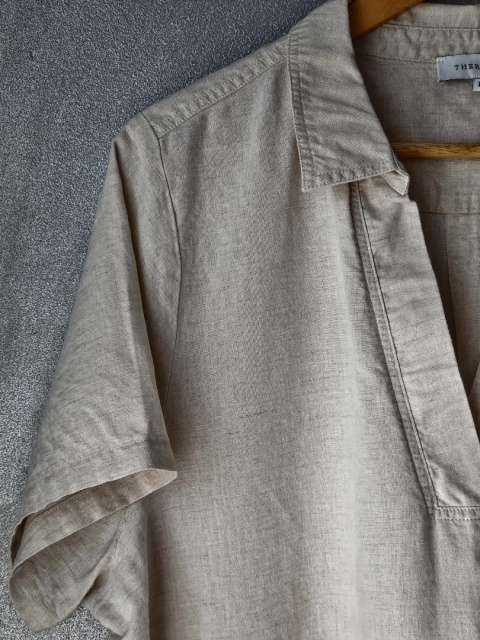 Sukienka THERESE 100% LEN - naturalna L